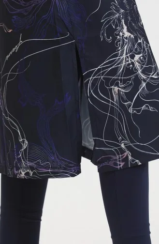 Hijab-Badeanzug 24511-01 Marineblau 24511-01
