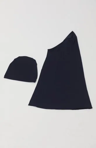 Hijab-Badeanzug 24511-01 Marineblau 24511-01