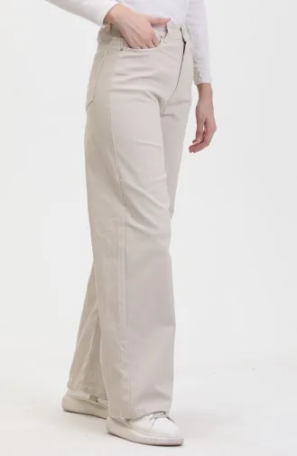 بلازو بنطال جينز 2727888-04 لون حجري 2727888-04