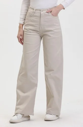 بلازو بنطال جينز 2727888-04 لون حجري 2727888-04
