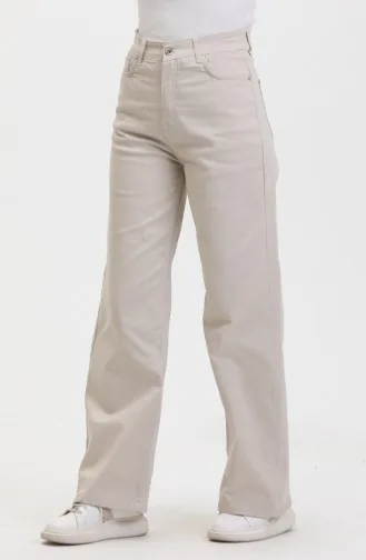 بلازو بنطال جينز 2727888-04 لون حجري 2727888-04