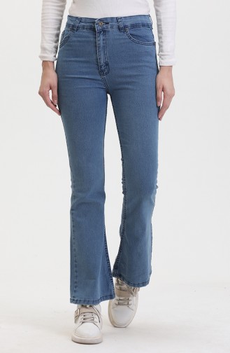 İspanyol Paça Kot Pantolon 2727999-01 Kot Mavi