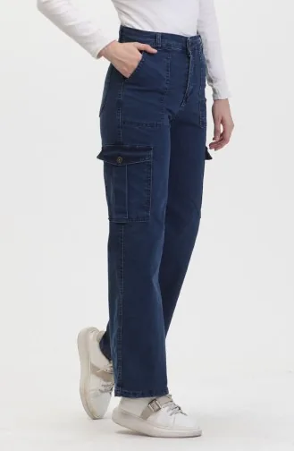 Kargo Cep Kot Pantolon 2828-01 Lacivert