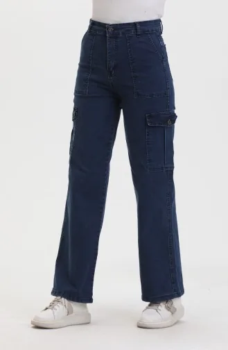Kargo Cep Kot Pantolon 2828-01 Lacivert