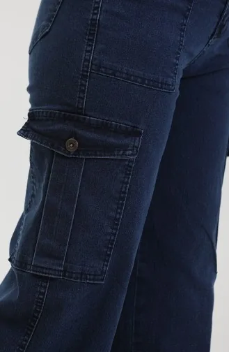 Kargo Cep Kot Pantolon 2828-01 Lacivert