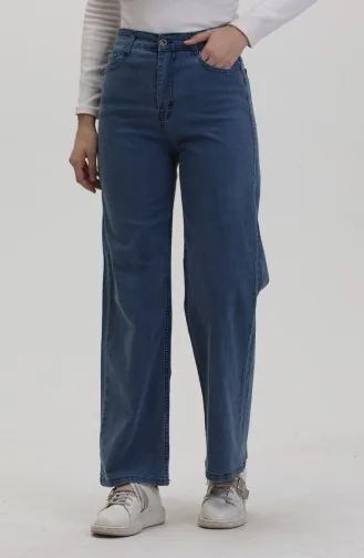 Pantalon Jeans Plazzo 2929-04 Bleu Jean 2929-04