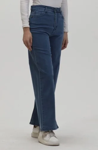 Pantalon Jeans Plazzo 2929-04 Bleu Jean 2929-04