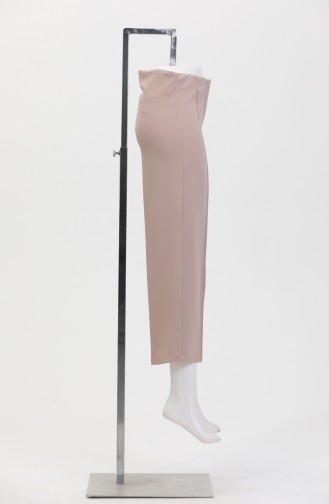 Pantalon Large Boutonné 8016-05 Vison 8016-05