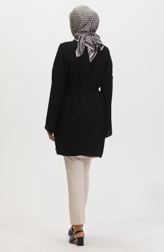 Belted Kimono 8010-02 Black 8010-02