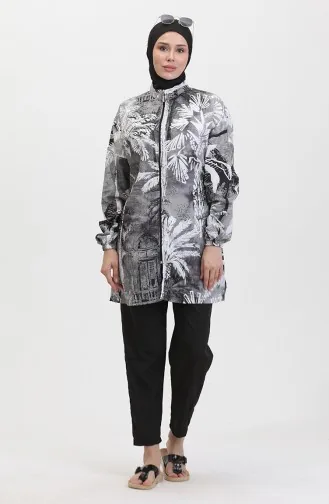 ملابس السباحة للمحجبات 24204-01 أسود 24204-01