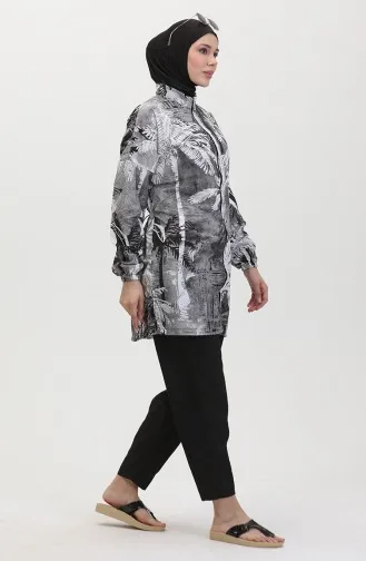 ملابس السباحة للمحجبات 24204-01 أسود 24204-01