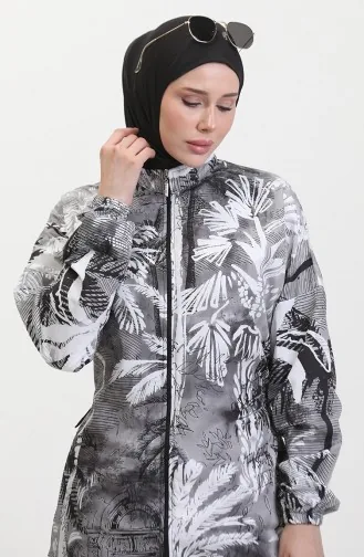 ملابس السباحة للمحجبات 24204-01 أسود 24204-01