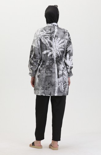 Hijab-Badeanzug 24204-01 Schwarz 24204-01