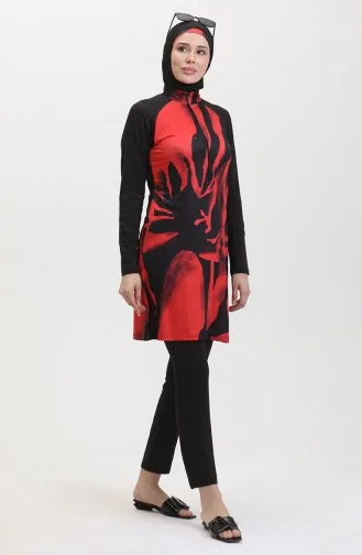 Hijab-badpak 24615-01 Zwart 24615-01