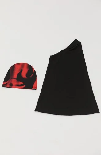 Hijab-badpak 24615-01 Zwart 24615-01