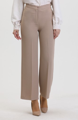 Hose Mit Weitem Bein 1152-02 Nerz 1152-02