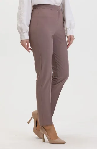 Straight Leg Trousers 1153-06 Rose Pink 1153-06