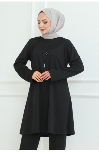 Sade Şık İkili Takım 107-01 Siyah