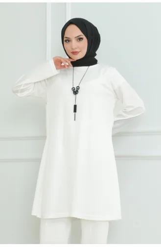 Simple Stylish Double Suit 107-03 White 107-03