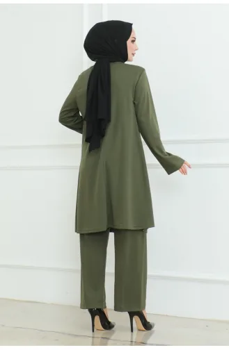 Sade Şık İkili Takım 107-05 Haki