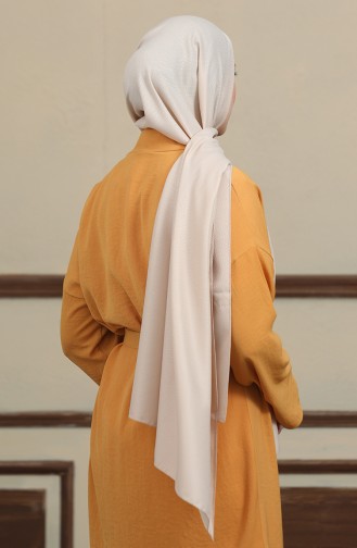 Madame Mary Baklava Jacquard Shawl 19087-19 Beige 19087-19