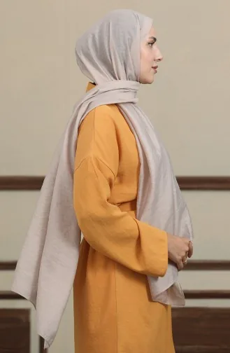 Madame Mary Aerobin Şal 19078-24 Koyu Bej