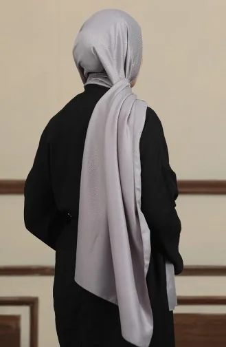 Madame Mary Baklava Jakar Şal 19087-03 Gri