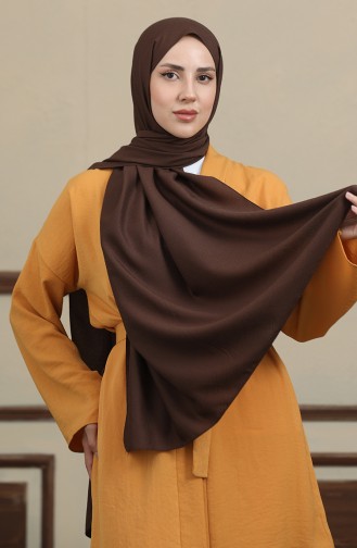 Madame Mary Baklava Jacquard Shawl 19087-17 Brown 19087-17