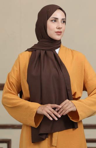 Madame Mary Baklava Jacquard Shawl 19087-17 Brown 19087-17