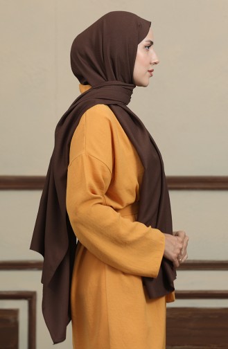 Madame Mary Baklava Jacquard Shawl 19087-17 Brown 19087-17