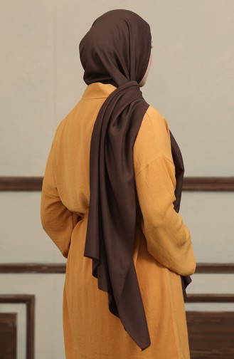 Madame Mary Baklava Jacquard Shawl 19087-17 Brown 19087-17