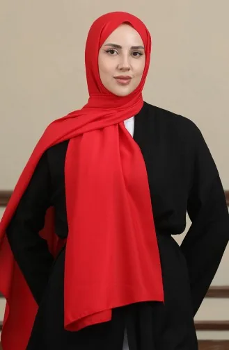 Madame Mary Baklava Châle Jacquard 19087-08 Rouge 19087-08