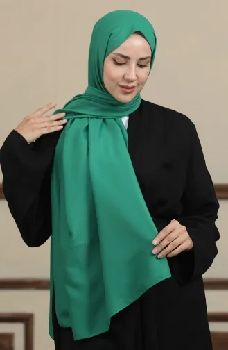 Madame Mary Baklava Jacquard Sjaal 19087-14 Groen 19087-14