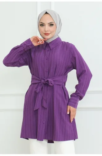 Bindehemd-Tunika 9007-04 Lila 9007-04