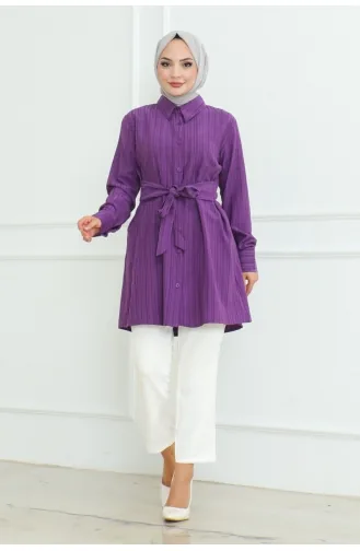 Bindehemd-Tunika 9007-04 Lila 9007-04