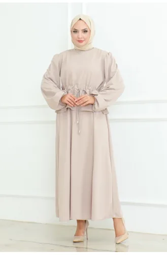 Ensemble Hijab Avec Jupe 2088-03 Vison 2088-03