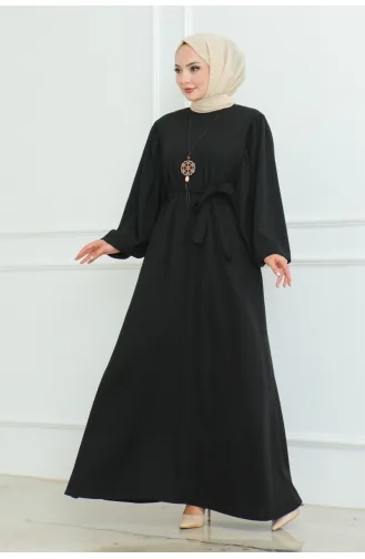 Robe Hijab 2087-01 Noir 2087-01