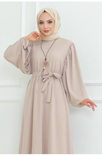 Liva Hijab Dress 2087-03 Mink 2087-03
