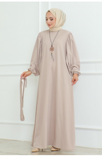 Liva Hijab Dress 2087-03 Mink 2087-03