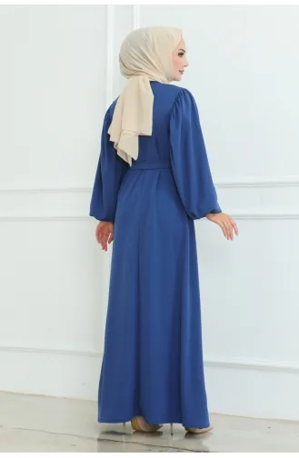 Robe Hijab Liva 2087-06 Indigo 2087-06