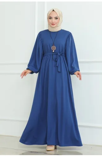 Robe Hijab Liva 2087-06 Indigo 2087-06