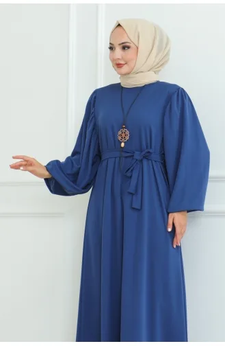 Robe Hijab Liva 2087-06 Indigo 2087-06