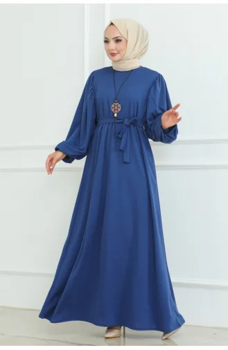 Robe Hijab Liva 2087-06 Indigo 2087-06