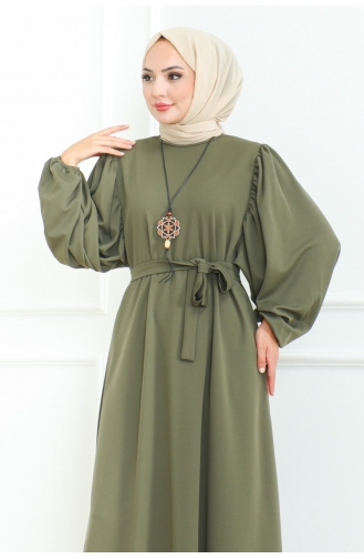 Liva Robe Hijab 2087-07 Khaki 2087-07