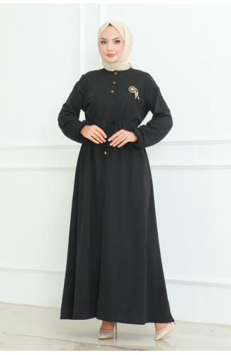 Robe Mine A Dentelle 2089-01 Noir 2089-01