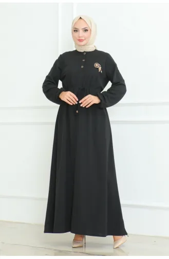 Robe Mine A Dentelle 2089-01 Noir 2089-01