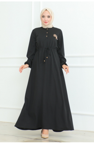 Robe Mine A Dentelle 2089-01 Noir 2089-01