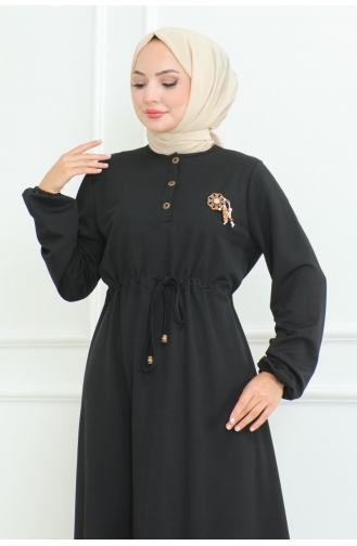 Robe Mine A Dentelle 2089-01 Noir 2089-01