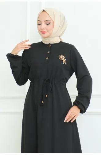 Robe Mine A Dentelle 2089-01 Noir 2089-01
