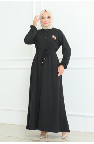 Robe Mine A Dentelle 2089-01 Noir 2089-01